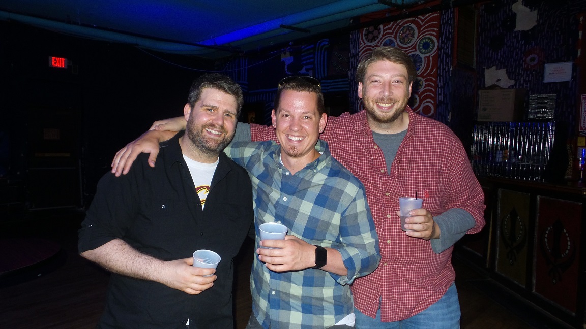 From left: ECRM's Josh Clyne, joe Wilt and Dan Natale