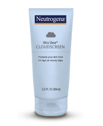 Neutrogena re-launched its sunscreen with new packaging and a new marketing message as Neutrogena Cloud screen.