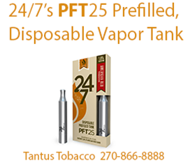 Pre-filled Disposable Vapor Tanks by Tantus Tobacco