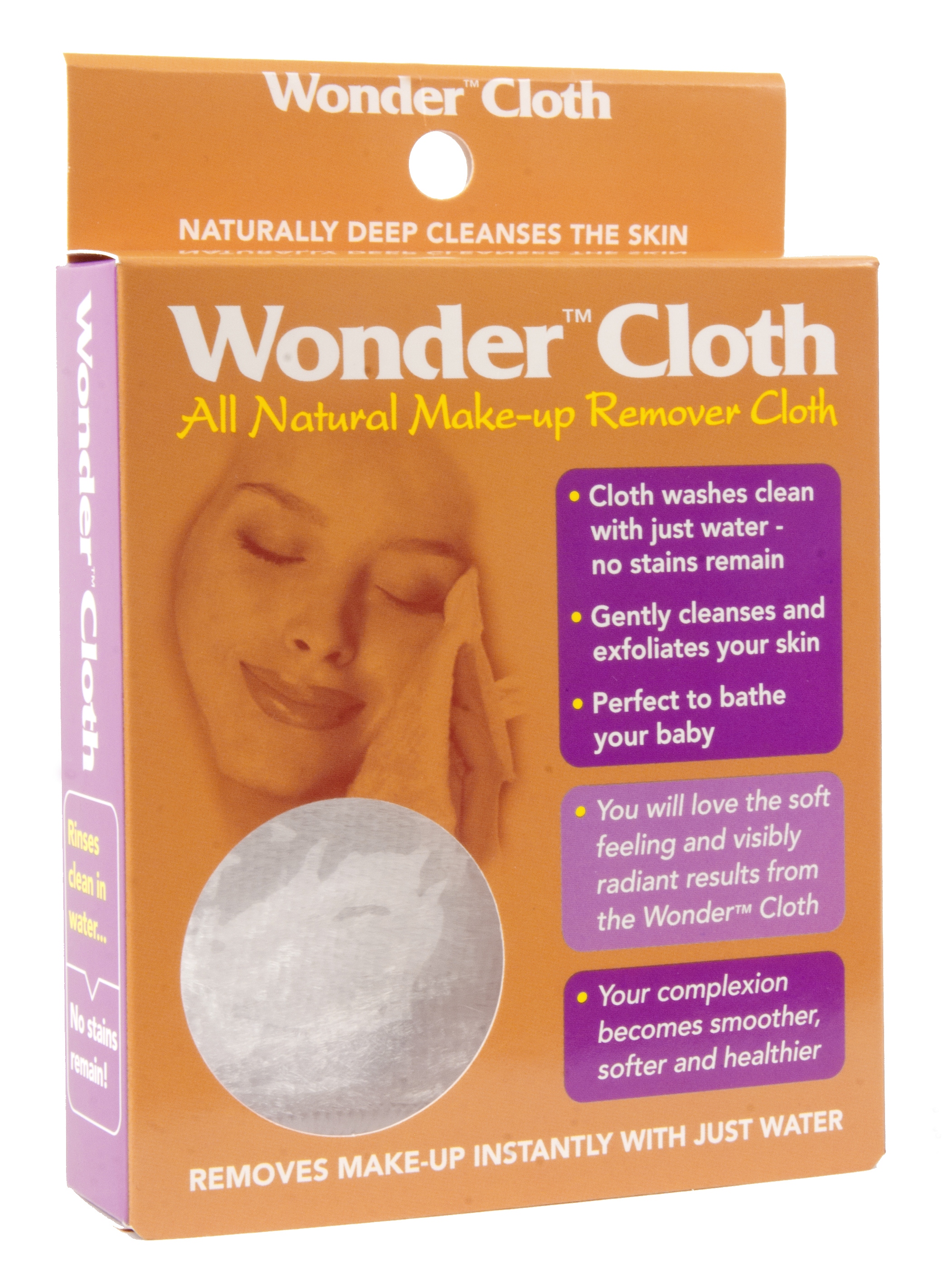 Wonder Cloth- All Natural & Reusable Makeup Removing Cloth by Advanced Enterprises Inc.