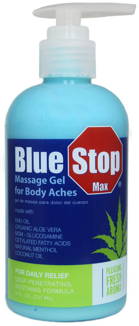 Blue Stop Max®- created by a general surgeon with Emu Oil and Cetylated Fatty Acids by Clavel  Corporation
