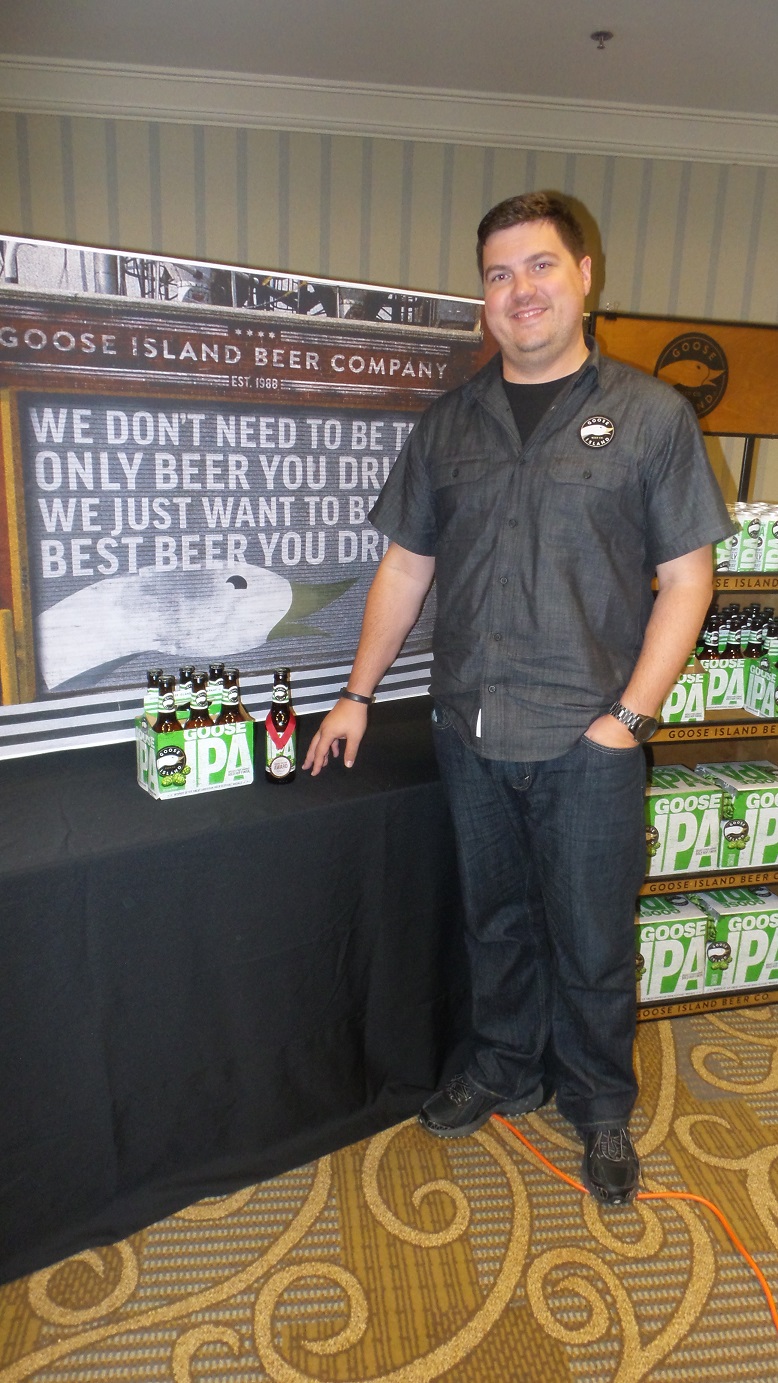 Andrew Osterman, Senior Manager, Vintage & Bourbon County, Goose Island Beer Company (Anheuser-Busch), winner of Attendees' C