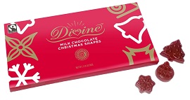 Milk Chocolate Christmas Shapes by Divine Chocolate