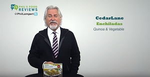 Phil Lempert's Pick of the Week for October 23 is CedarLane Natural Foods Enchiladas Quinoa & Vegetable with Poblano Crema Sauce