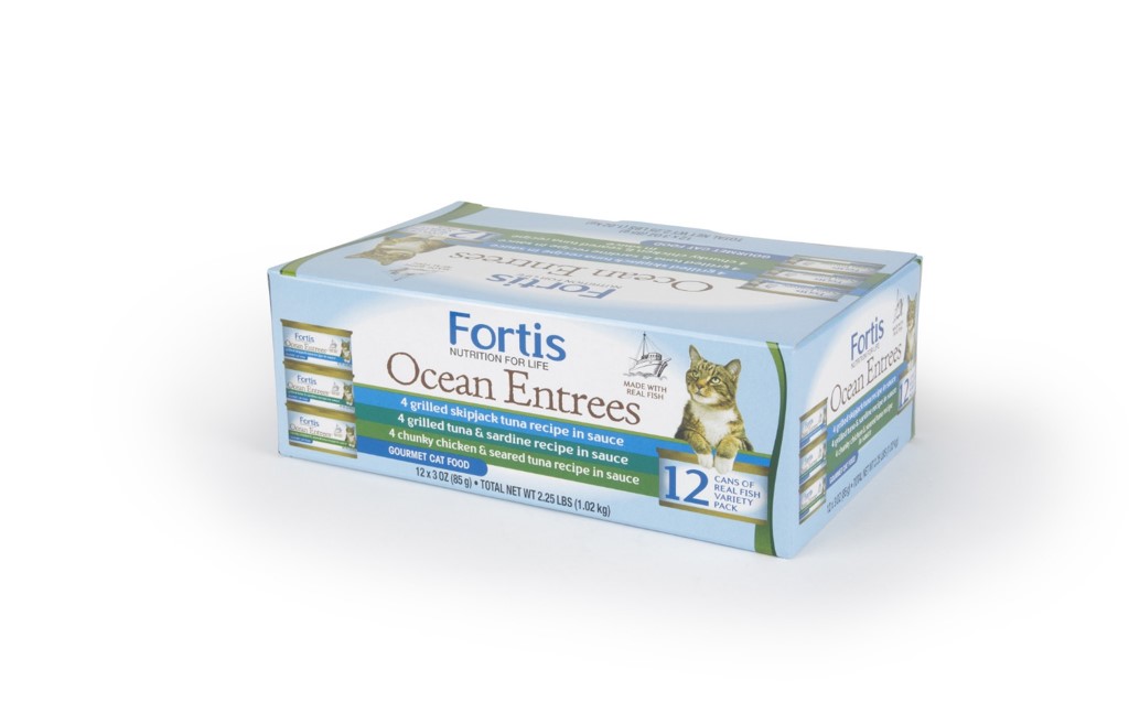 Fortis 3 oz. Ocean Entrees 12-pack Variety Pack by US Pet Nutrition