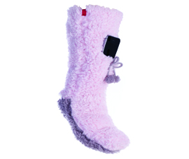 Lavender Infused Slipper Sock with Phone Pocket by Vintage Home