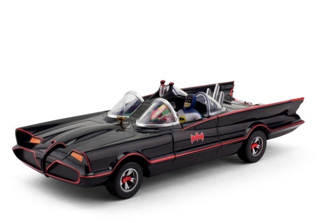 NEW Batmobile with Mini Bendable Figures by N J Croce Co.