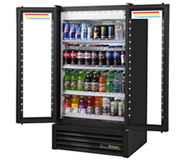 Check out this cooler by True Food Service to maximize your product display
