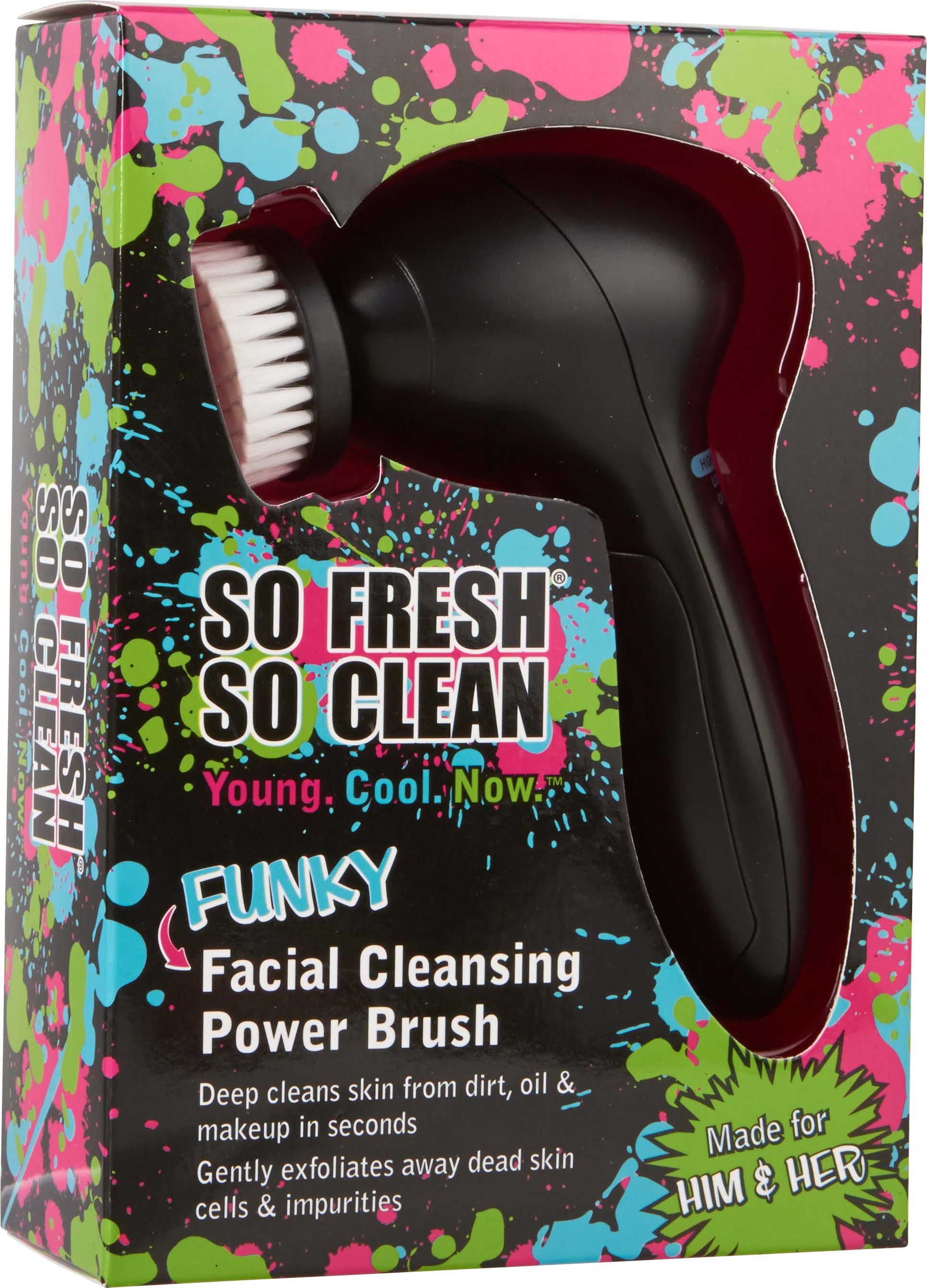 Funky Facial Cleansing Power Brush by Global Beauty Care