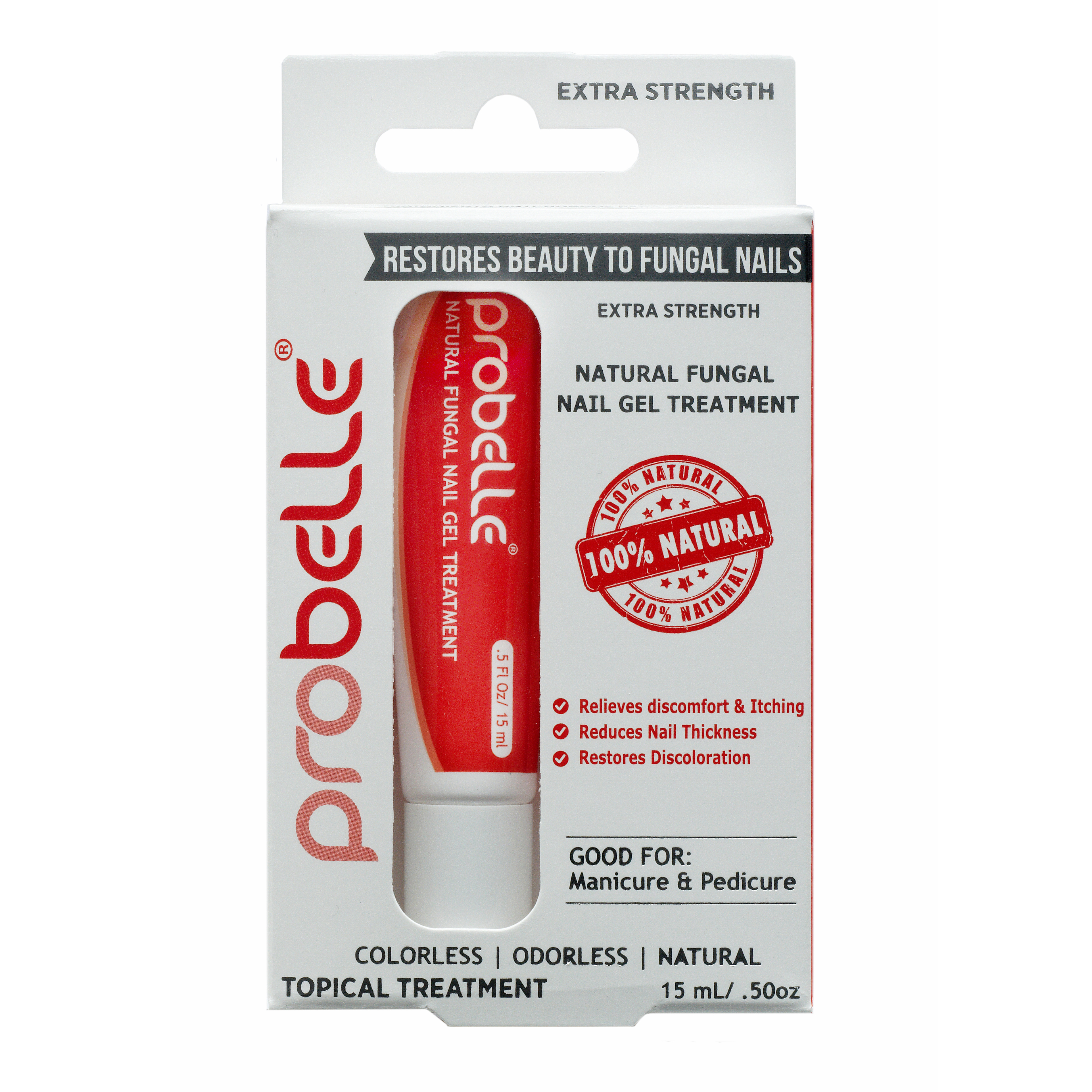 Natural Fungal Nail Gel Treatment - Extra Strength by Probelle