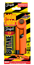 Scripto® Emergency Folding Lighter & Butane Kit by Calico