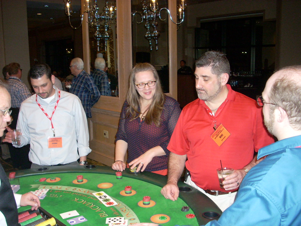 EPPS attendees looking to hit it big during casino night!