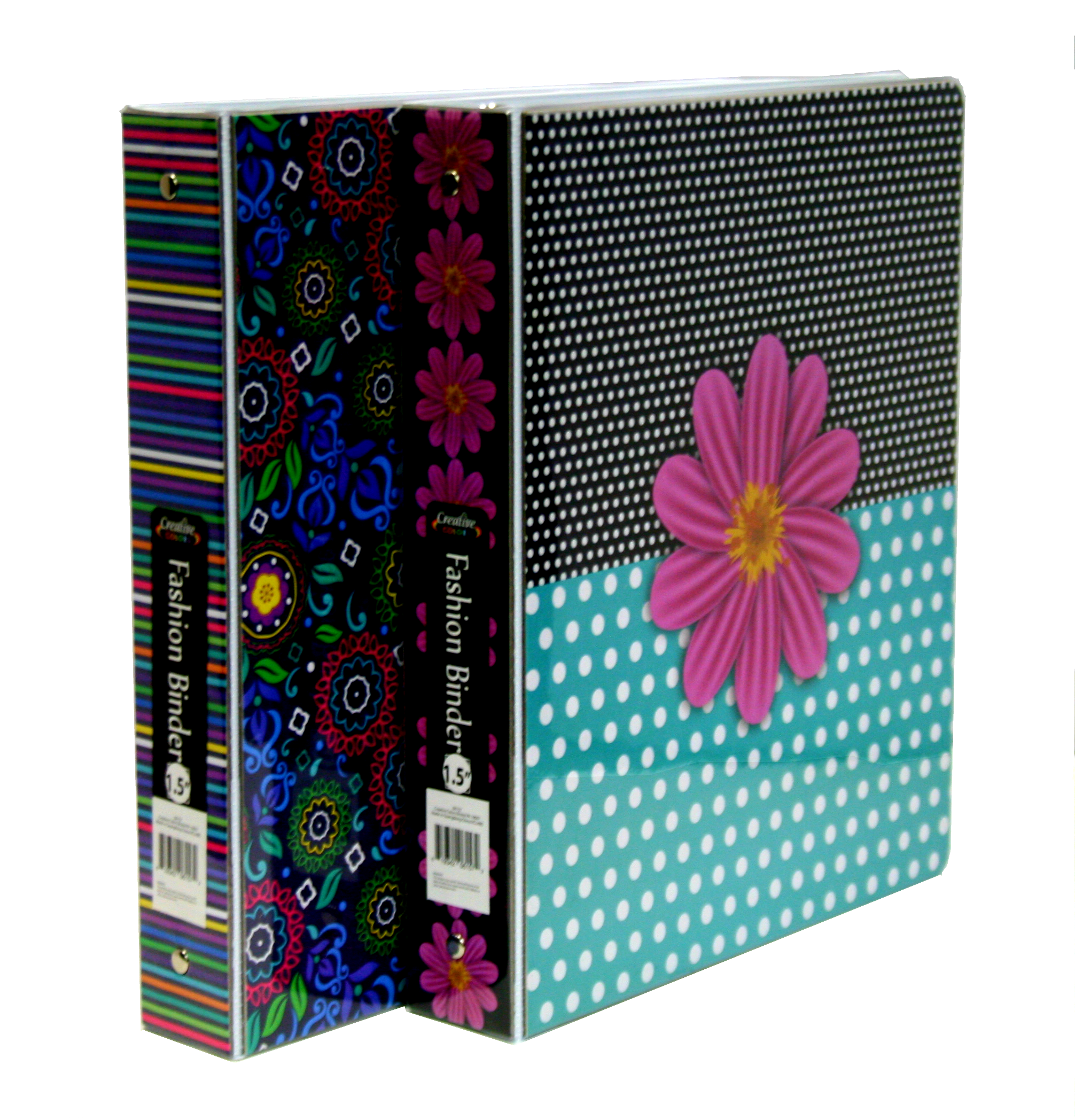 1.5” Fashion Binder with Inner Pockets by Bay Sales