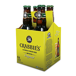 Uniquely refreshing Crabbies Alcoholic Ginger Beer by St. Killian Importing Co.