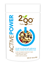 2go Functional Trail Mix: all natural, single serve pouches by Loco Brands