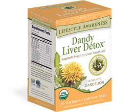 Dandy Liver Detox ® enhances optimal liver function and protection. Sip and be well by Tadin Herb & Tea Co.