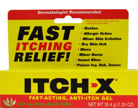 Itch-X Fast-Acting, Anti-Itch Gel with soothing aloe by B.F. Acher