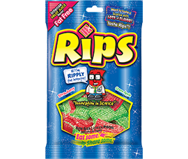 Rips: sweet and sour sanded innovation in licorice by Foreign Candy Co