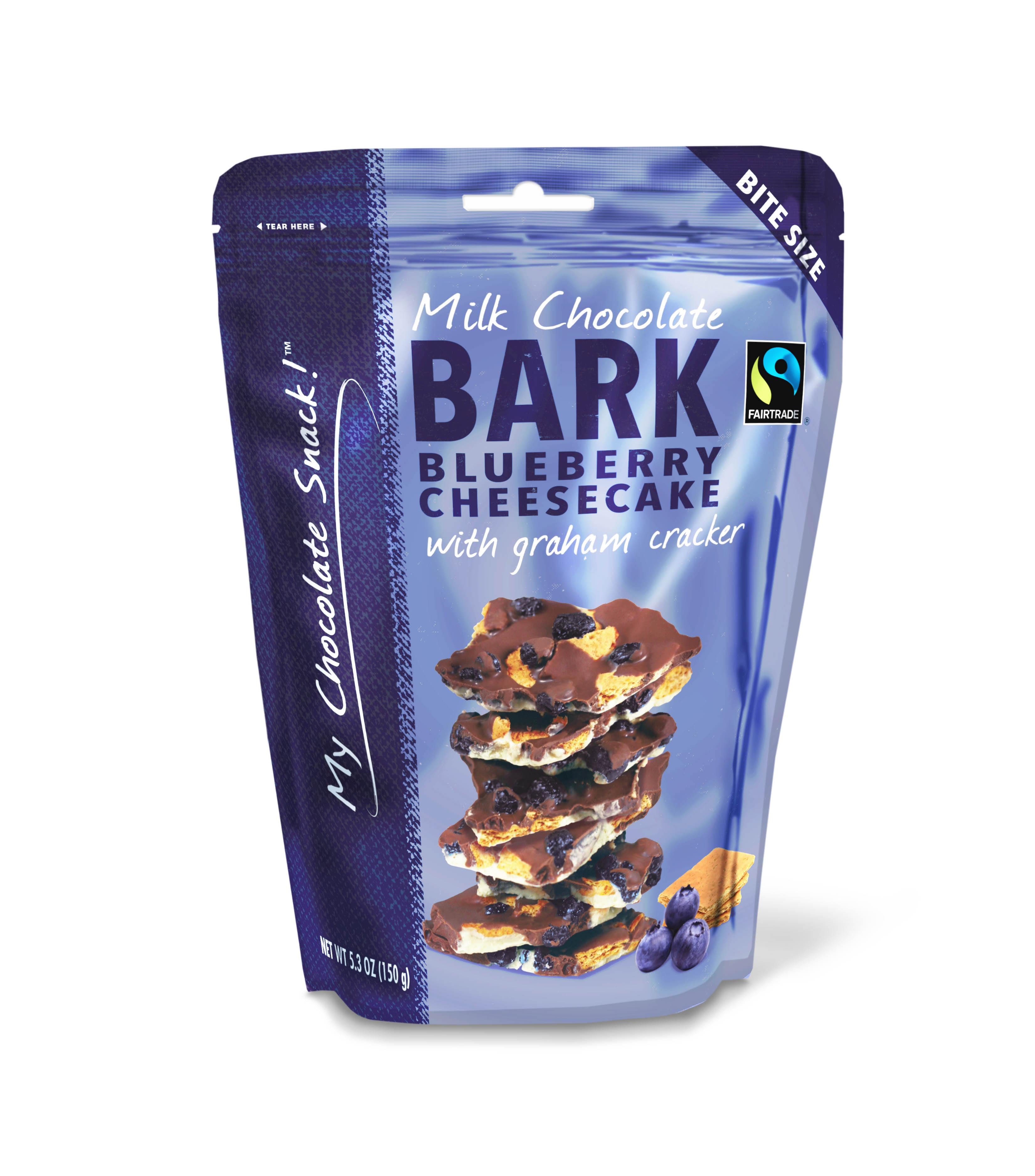 My Chocolate Snack™ Blueberry Cheesecake Bark by Morris National