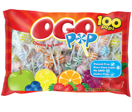 NEW! Original Gourmet OGO POPs. Assorted Fruit Flavors!