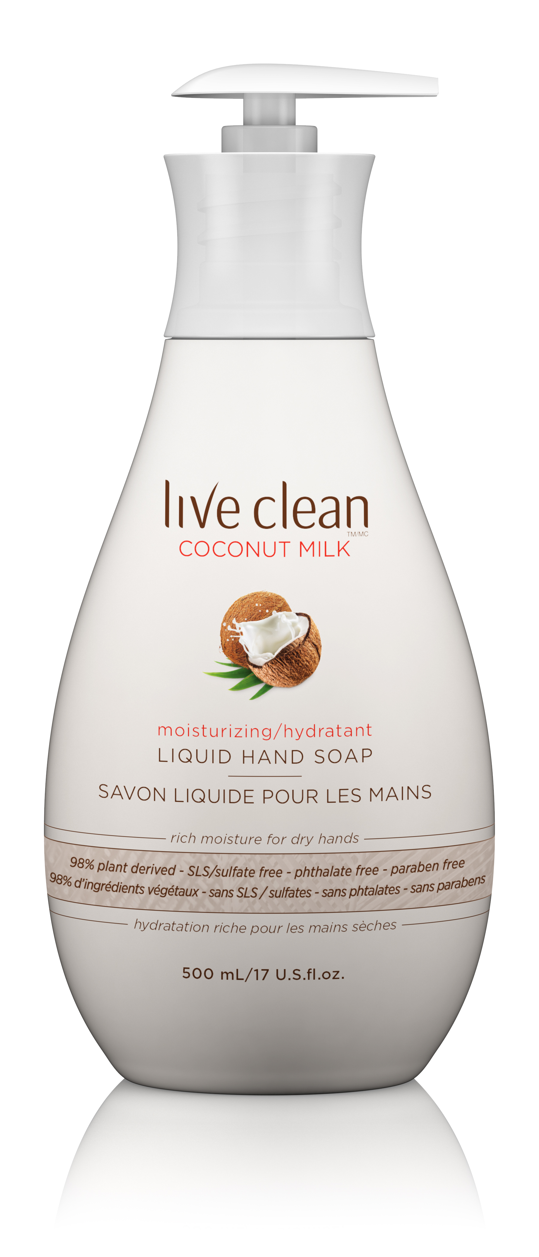 Live Clean Coconut Milk-Moisturizing Liquid Hand Soap by HAIN CELESTIAL