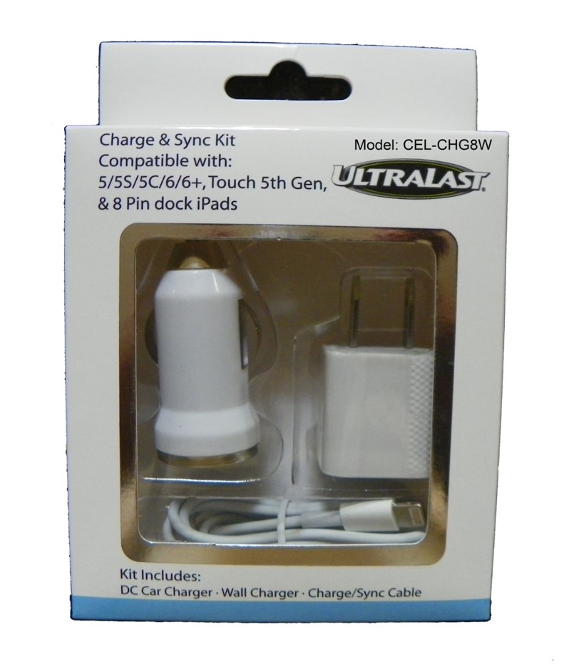 Dantona Ind. CEL-CHG8W Charging kit for iphone 5/6