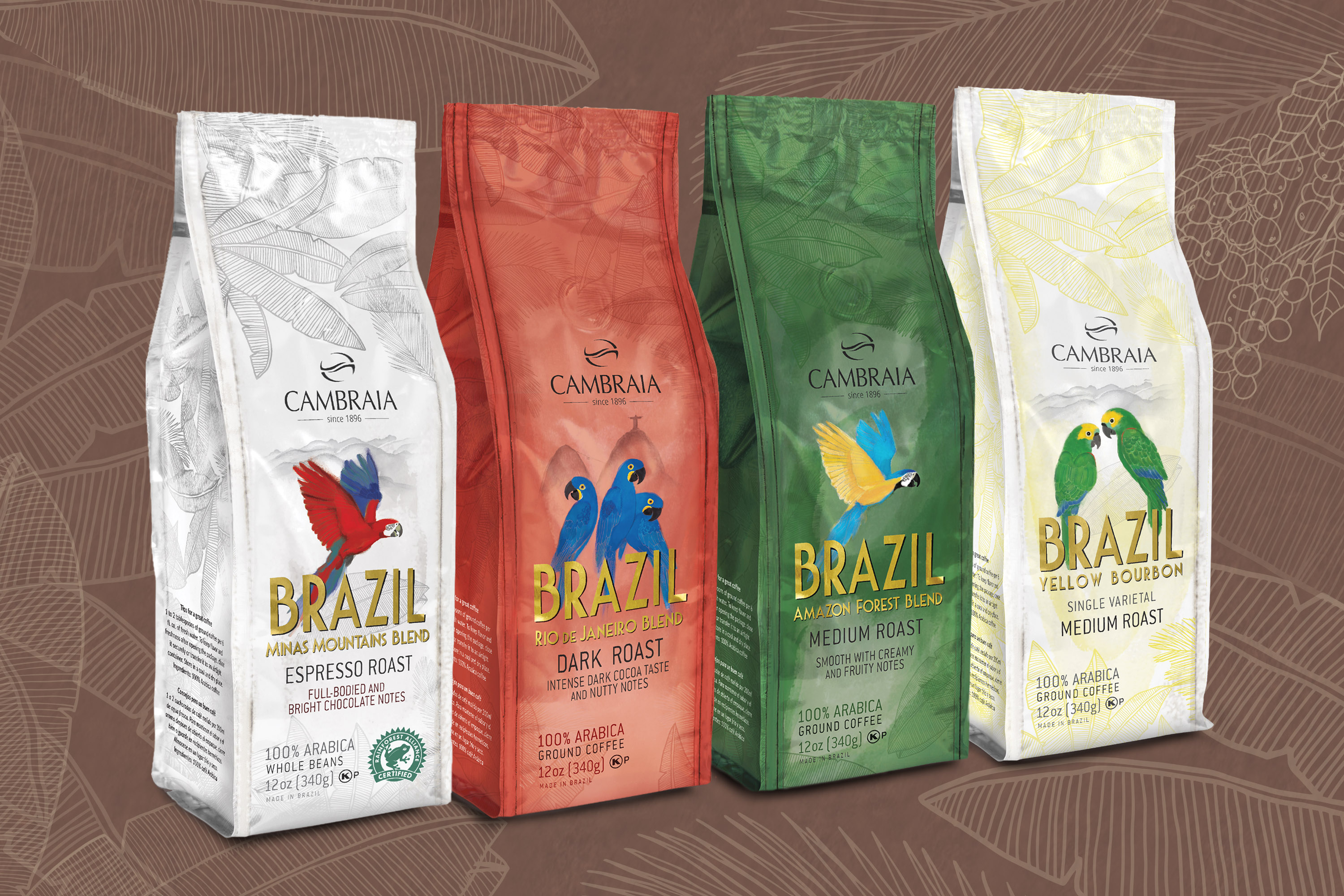 Cambraia’s line of Brazilian Coffees