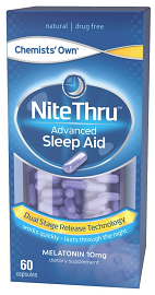 Chemists'Own, Nite Thru Advanced Sleep Aid by Strides Pharma, Inc.