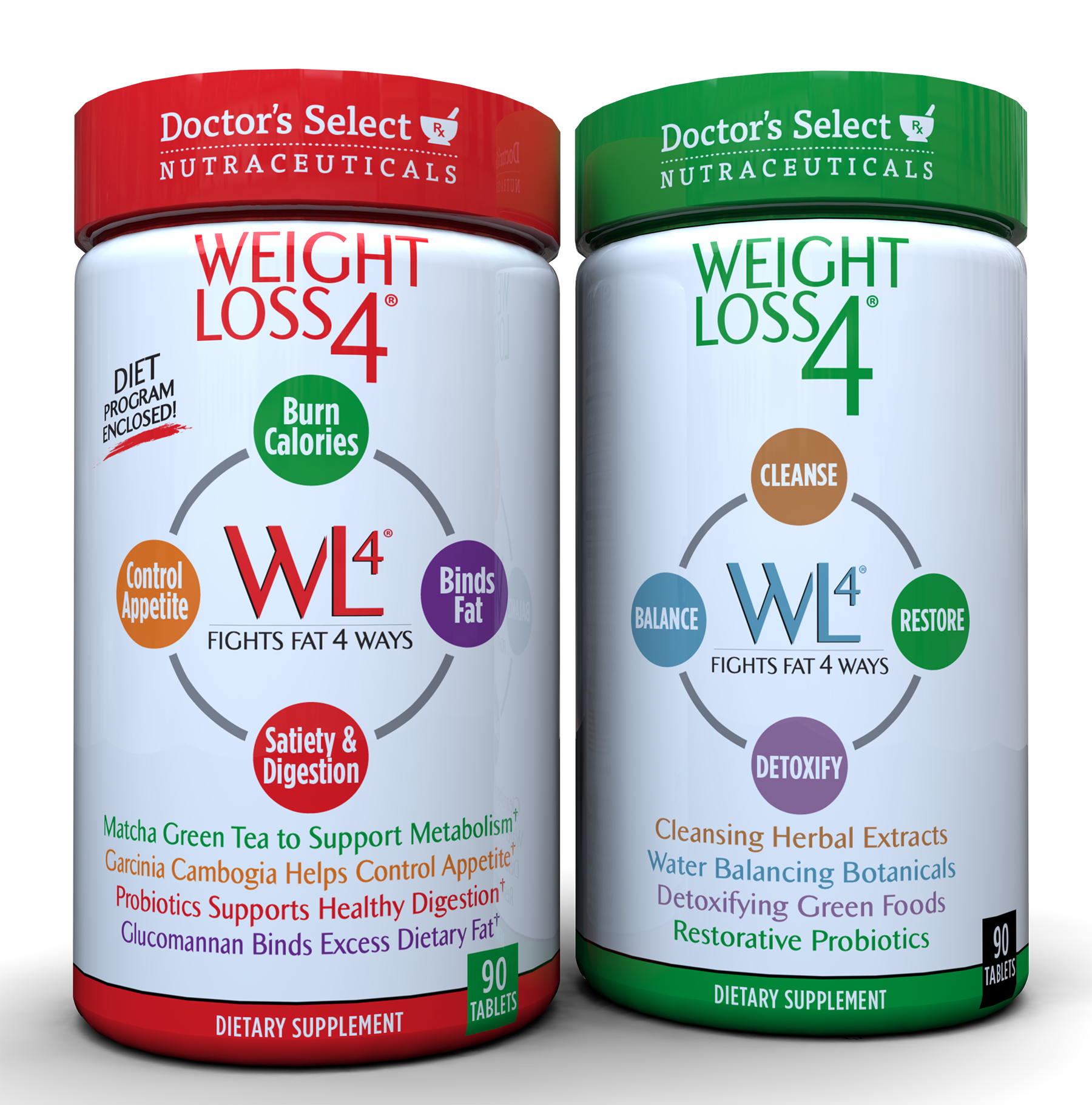Doctor's Select Weight Loss 4 - Includes 4 Popular Ingredients in 1 Convenient Formula by Windmill Health Products