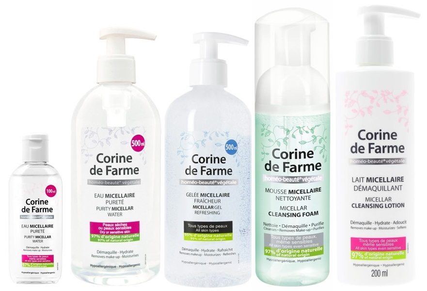 Corine de Farme, Natural Cosmetics for Sensitive Skin By Sarbec Cosmetics