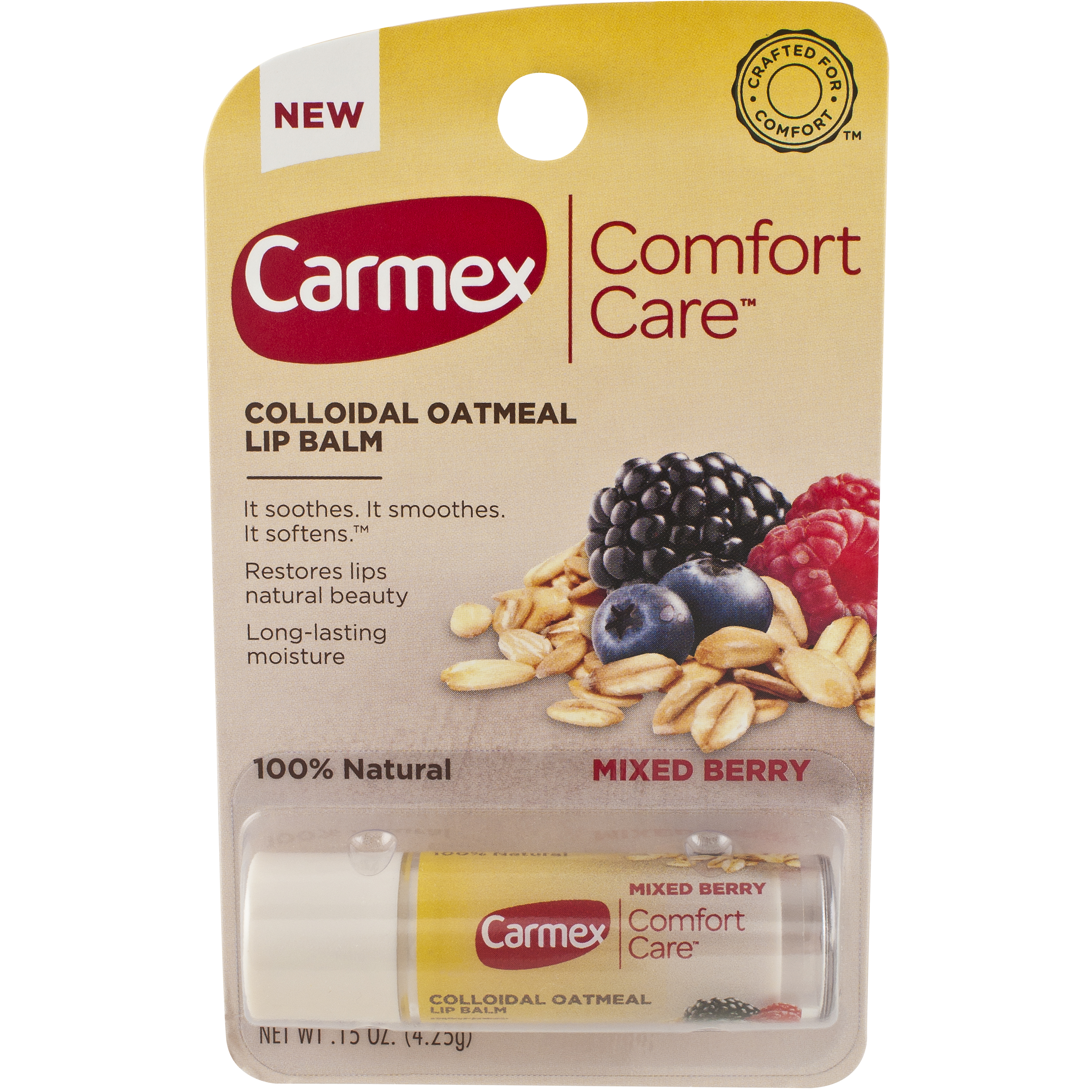 Carmex Comfort Care™ Lip Balm helps restore your lips natural beauty by Carma Laboratories, Inc.