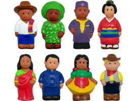 Get Ready Kids 5" multicultural figures for 18m+