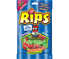Rips #1 Peg Bag in Sweet and Slightly Sour Licorice by Foreign Candy Company, Inc.