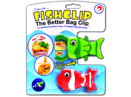 FishClip™ - the better bag clip. Magnetic back by Shrockie, LLC