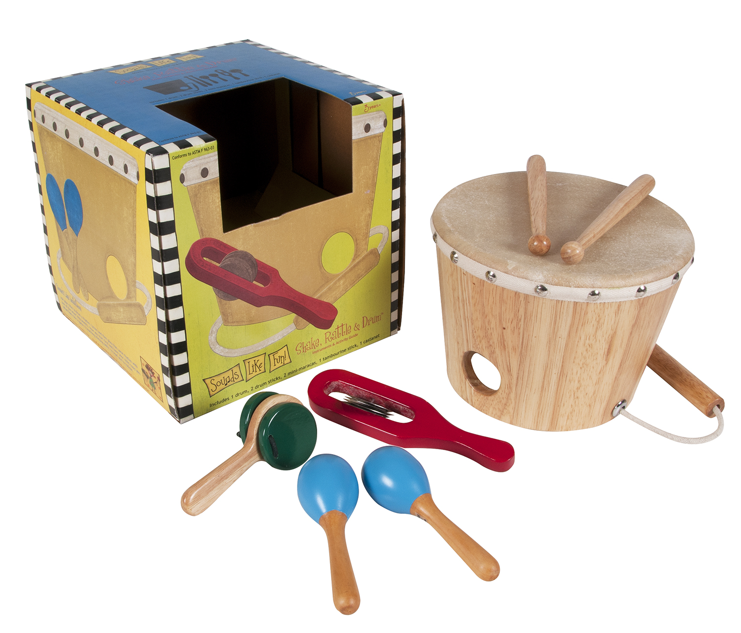 Sounds Like Fun Shake Rattle & Drum by Westco Educational Products