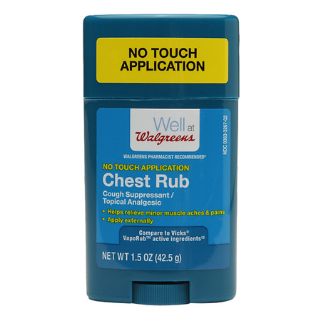 Walgreens Chest Rub Vapo Stick is an example of a solution that wasn't being addressed by national brands