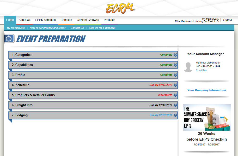 The EPPS Prep Site is where you can access and upload all of the information relevant for a particular EPPS meeting
