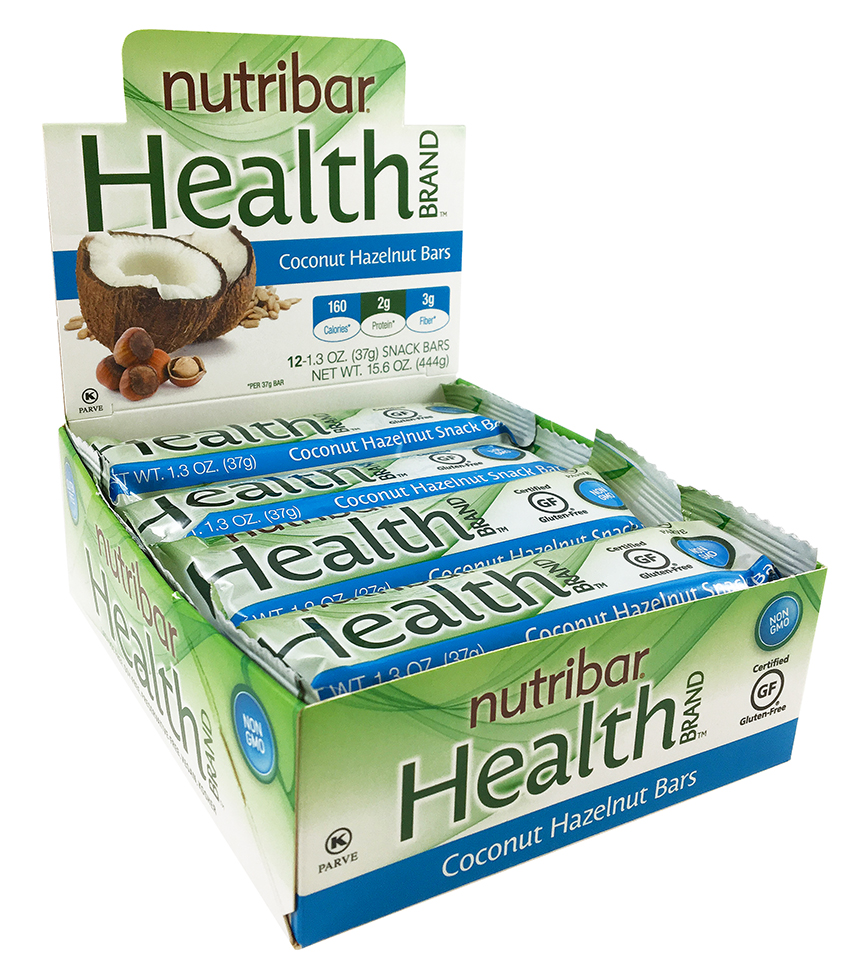Nutribar Health Brand 12 x 1.3 oz. Snack Bar Display by Stella Pharmaceutical Canada Inc