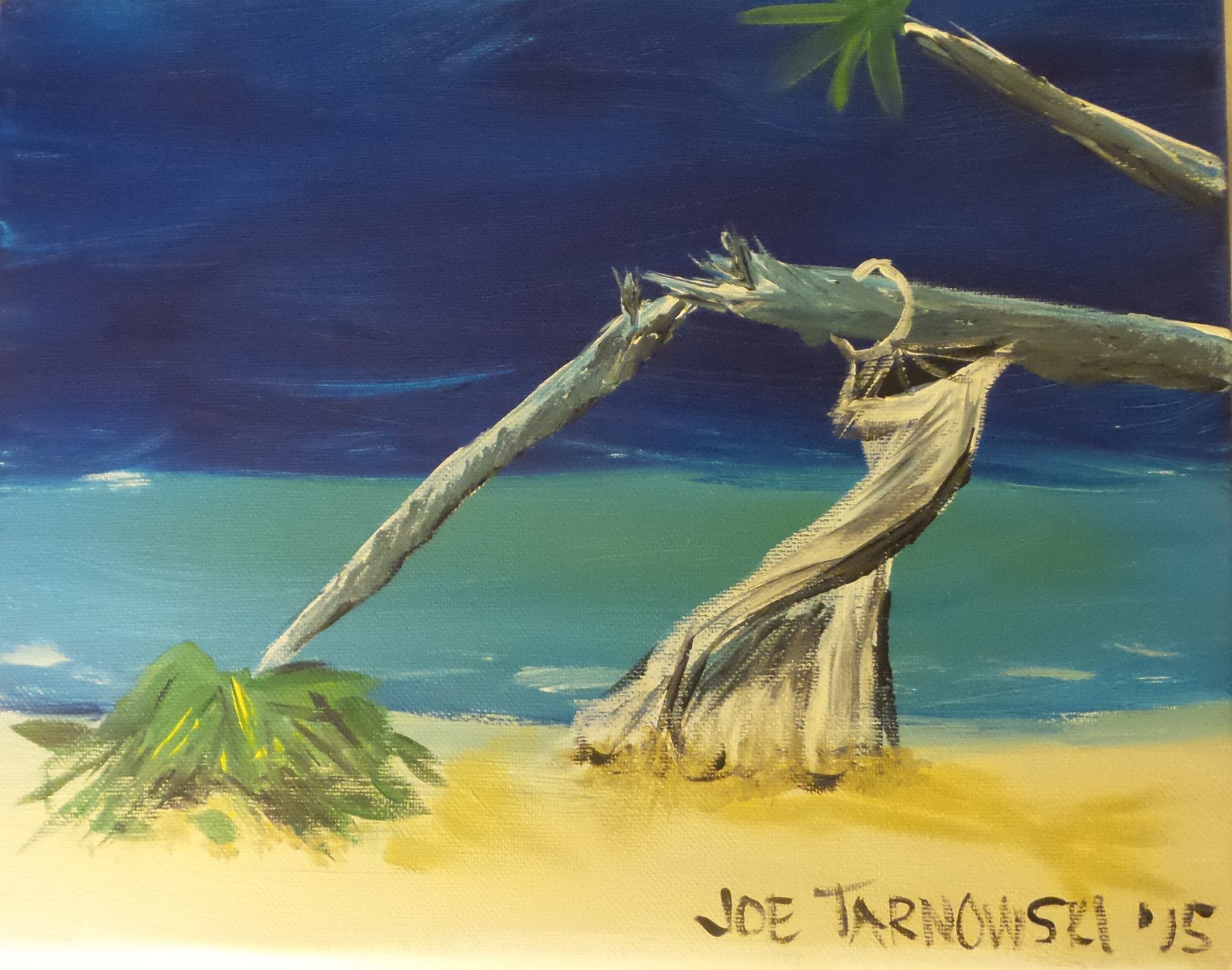 This painting, done during a Wine & Canvas event held at an ECRM EPPS, renewed my interest in watercolors.
