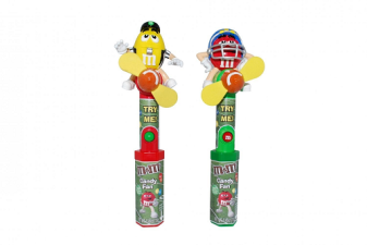EPPS attendee CandyRific's new M&M Footbal Fans is an example of how toys and candy are combined for unique offerings