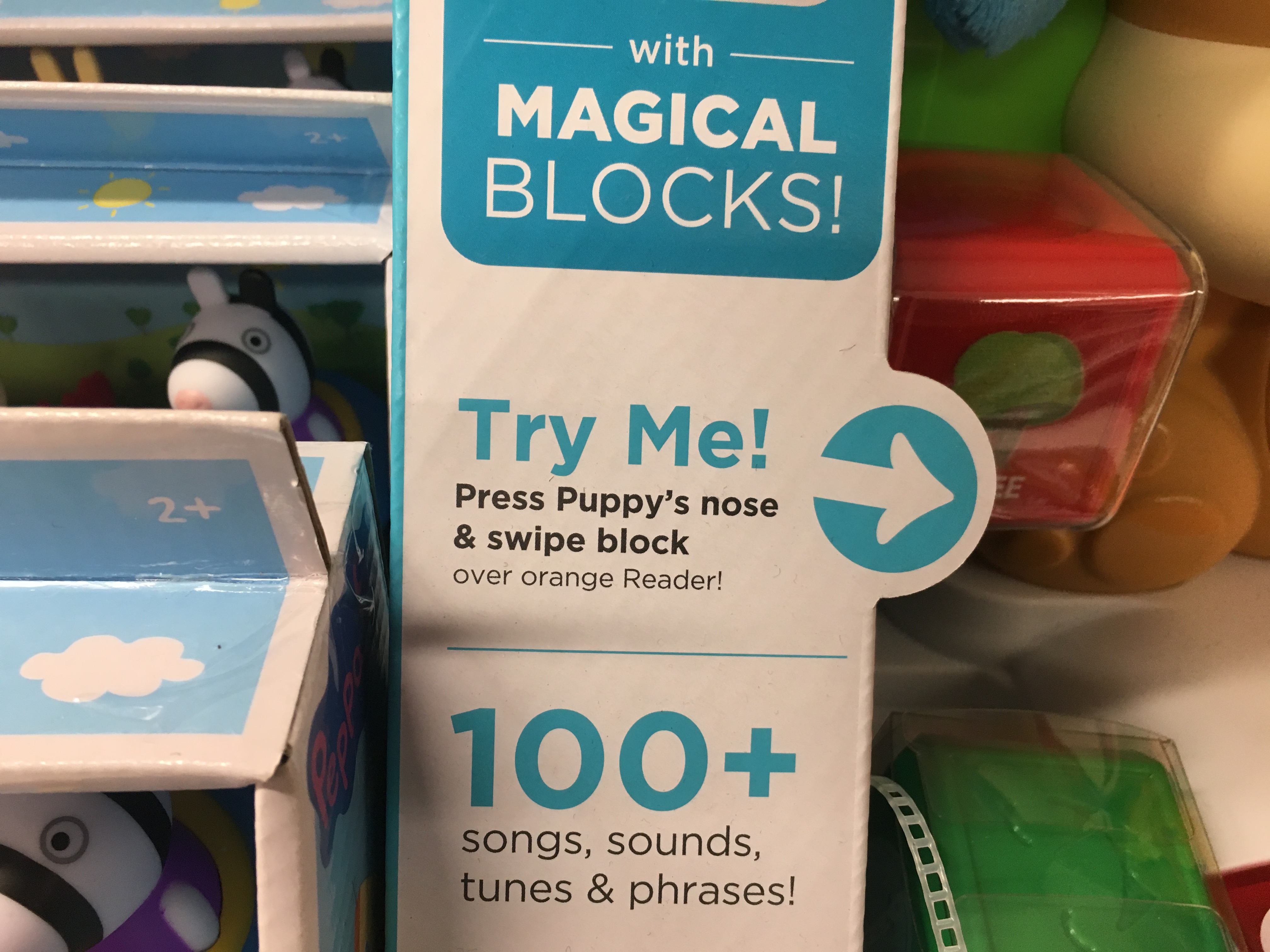 Hundreds of toys at Kmart, Target and Toys R Us feature a "Try Me" label