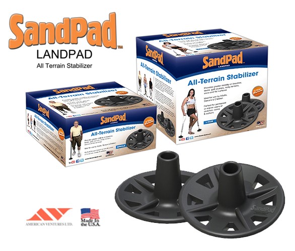 American Ventures, Ltd. - The SandPad LandPad All Terrain Stabilizer