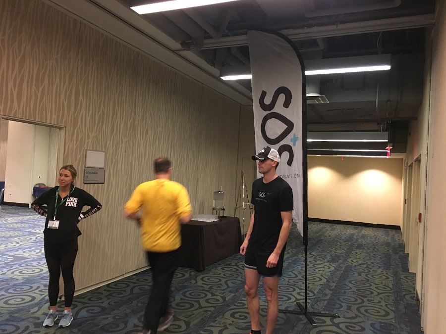 The "Run with an Olympian" clinic with SOS Hydration