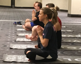Buyer and seller attendees of ECRM’s Vitamin, Weight Management & Sports Nutrition EPPS had tons of educational opportunities during this year’s session, including a morning yoga class.