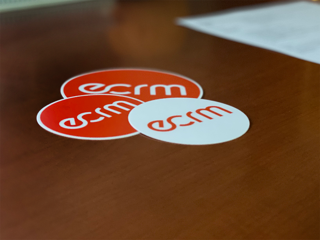 ECRM Branded Stickers